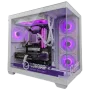 LORGAR ADVANCED A201 PC gaming - AMD Ryzen 5 7500F, GeForce RTX 5060 Ti 16GB, 32GB DDR5, 1TB NVMe SSD, fuente de alimentación 750W, blanco