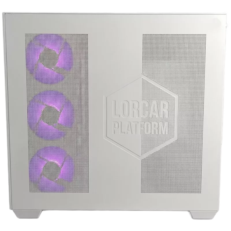 LORGAR ADVANCED A201 PC gaming - AMD Ryzen 5 7500F, GeForce RTX 5060 Ti 16GB, 32GB DDR5, 1TB NVMe SSD, fuente de alimentación 750W, blanco