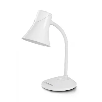 Esperanza POLARIS lámpara de mesa E27 12W LED blanca ELD111W