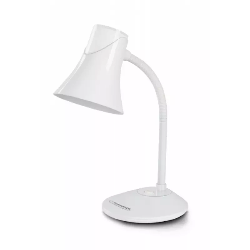 Esperanza POLARIS lámpara de mesa E27 12W LED blanca ELD111W