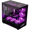 PC de sobremesa gaming LORGAR PRO P401 - AMD Ryzen 7 7800X3D, NVIDIA GeForce RTX 5070 Ti 16GB, 32GB DDR5 6400MHz, 2TB SSD NVMe, fuente de alimentación 850W, AIO 360mm, negro, 3 años de garantía