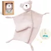 Peluche osito de peluche de algodón Momcozy para bebés, rosa