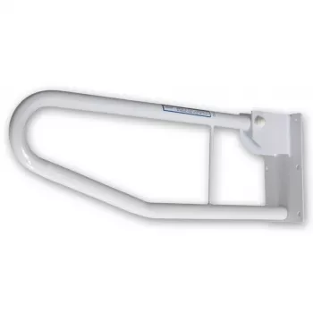 MOBILEX PLU058 barra de apoyo abatible para bañera - metal, blanco, 600 mm de salida, 150 kg de carga