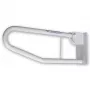 MOBILEX PLU058 barra de apoyo abatible para bañera - metal, blanco, 600 mm de salida, 150 kg de carga