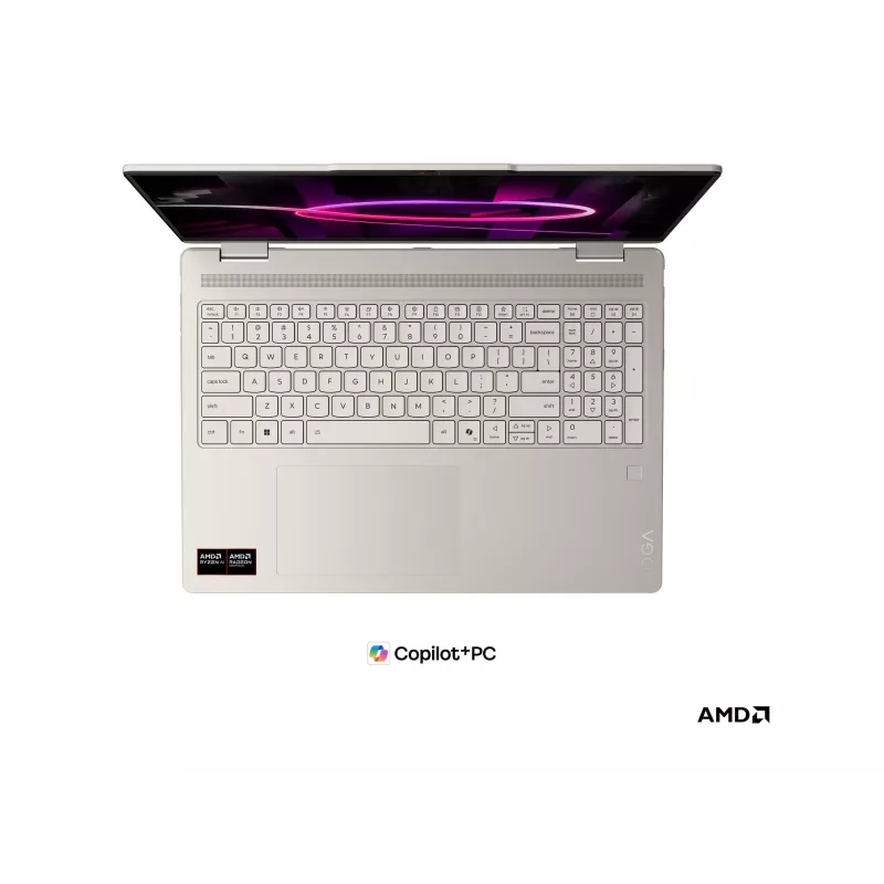Lenovo Yoga 7 2-in-1 16AGP11 AMD 16 inch OLED Portátil táctil - Ryzen AI 7 445, 16 GB RAM, 512 GB SSD, Windows 11 Home, Seashell