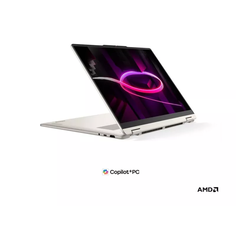 Lenovo Yoga 7 2-in-1 16AGP11 AMD 16 inch OLED Portátil táctil - Ryzen AI 7 445, 16 GB RAM, 512 GB SSD, Windows 11 Home, Seashell