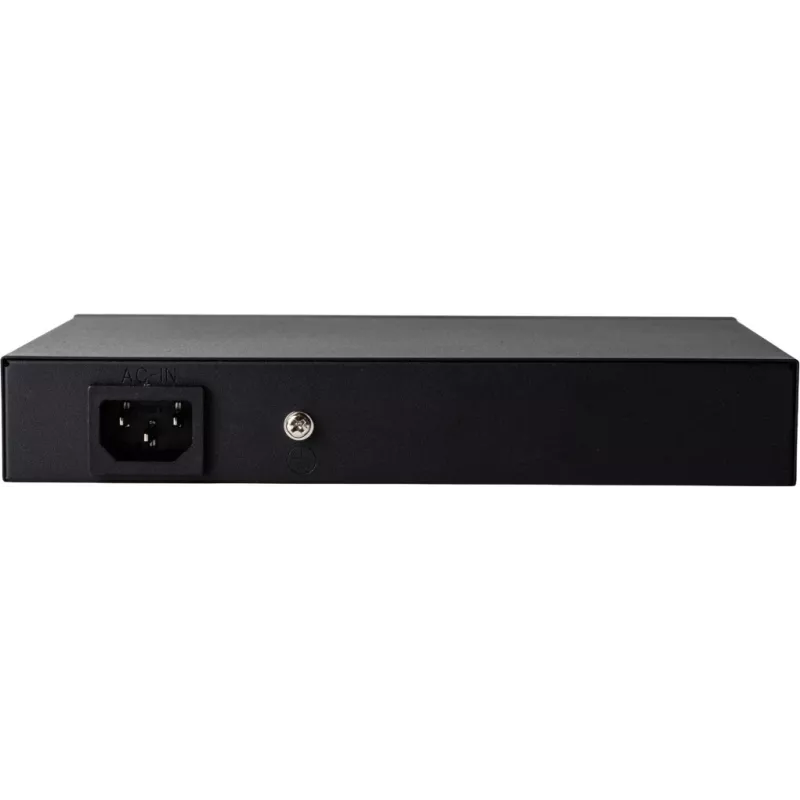 GETFORT GF-110-8PG-S-120 Switch Gigabit PoE+ de 10 puertos con 8 puertos PoE+, 1 uplink, 1 SFP, presupuesto 120W, No gestionado, Sin ventilador, Sobremesa