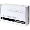 GETFORT GF-210D-8P-120 Switch PoE+ de 10 puertos con 8 puertos Fast Ethernet PoE y 2 uplinks Gigabit, presupuesto 120W, No gestionado, Sobremesa/Pared