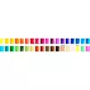 Faber-Castell Creative Studio Set de acuarelas, 36 colores en pastillas sólidas con pincel y esponja, paleta de mezcla en la tapa, Student Grade, transparente, recargable, caja de plástico portátil
