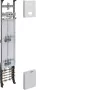 Hager panel de contadores completo Z 1350x250mm trifásico 2 posiciones de contador 10mm² con función de corte