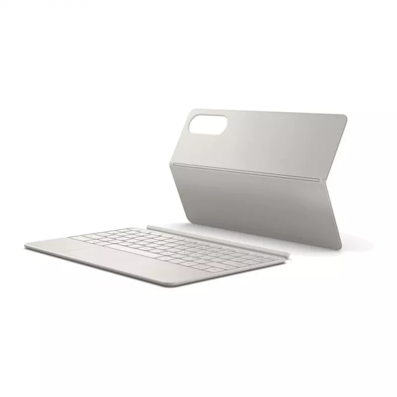 Lenovo Yoga Tab funda folio plateada con soporte y cierre magnético