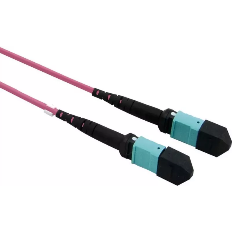VALUE cable troncal MPO 50/125µm OM4, MPO/MPO, tipo A, violeta, 15 m