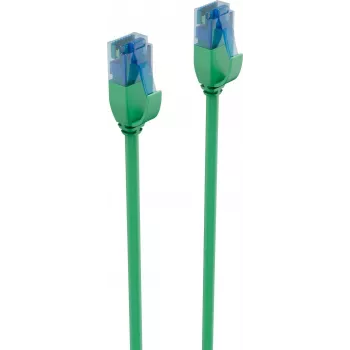 ShiverPeaks BS08-22013 cable de parcheo Ethernet slim Cat.6 U/UTP, 0,5 m, verde