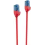 shiverpeaks BS08-22024 Cable de conexión Cat.6 U/UTP Slim, 1 m, rojo
