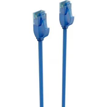 ShiverPeaks BASIC-S cable de parcheo slim Cat.6 U/UTP, 5m, azul