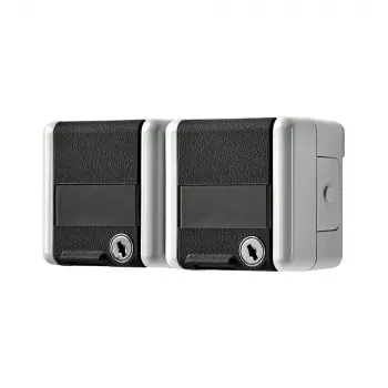 Jung toma de corriente doble SCHUKO 16A 250V blanco alpino 8220NAWSL