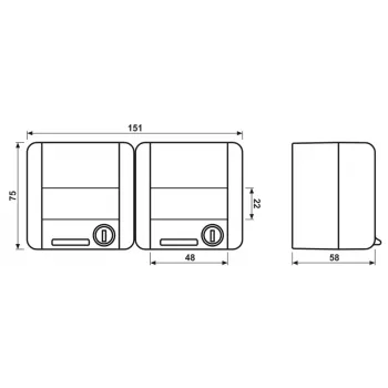 Jung toma de corriente doble SCHUKO 16A 250V blanco alpino 8220NAWSL