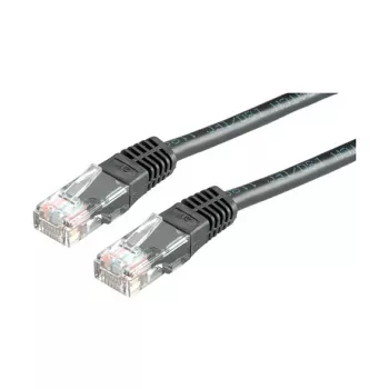 VALUE cable de parcheo Cat.6 Class E UTP conector macho RJ45 a conector macho RJ45, negro, 2 m