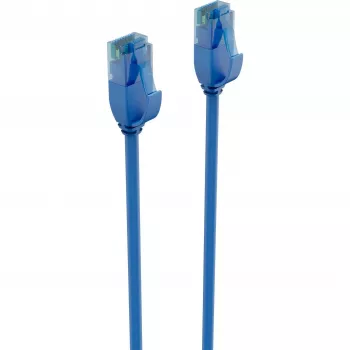 ShiverPeaks BASIC S- cable de parcheo slim Cat.6 U/UTP 3m azul