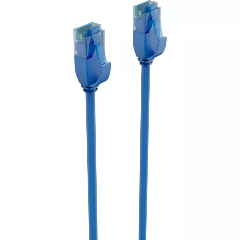 ShiverPeaks BASIC S- cable de parcheo slim Cat.6 U/UTP 3m azul