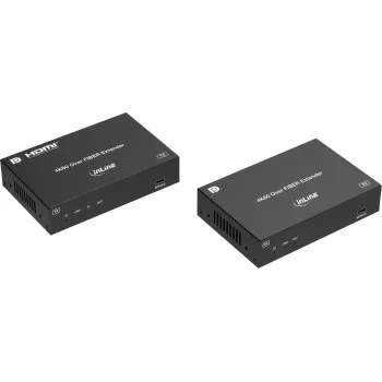 InLine® extensor KVM, DP 4K/60Hz, fibra óptica monomodo, 10 km, set (57885O)