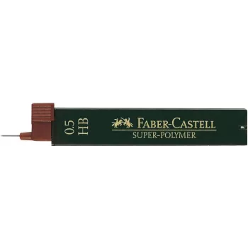 Minas para portaminas Super-Polymer FABER-CASTELL 0,5 mm HB (pack de 24)