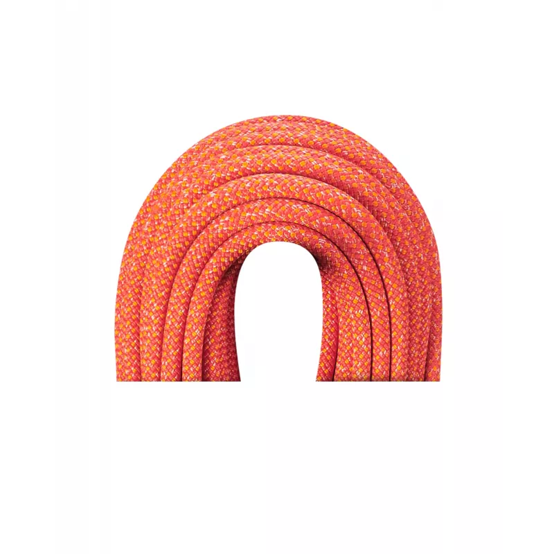 Cuerda dinámica de escalada Edelrid Heron Eco Dry 9.8 mm 70 m - Fire