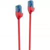 Cable de red slim Cat6 U/UTP ShiverPeaks BASIC-S, 3,0 m, rojo
