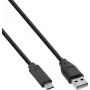 Cable USB 2.0 InLine®, USB-C a conector macho A, negro, 2 m, pack de 80 (a granel)