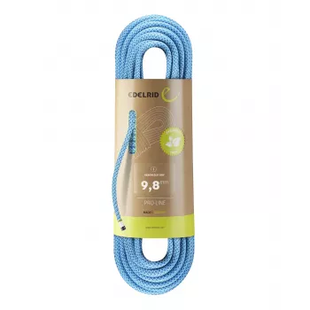 Cuerda dinámica de escalada Edelrid Heron Eco Dry 9,8 mm x 60 m - Icemint