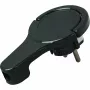 Clavija plana Schuko HEINRICH KOPP 172005030 con soporte, 3x1,5 mm², negro