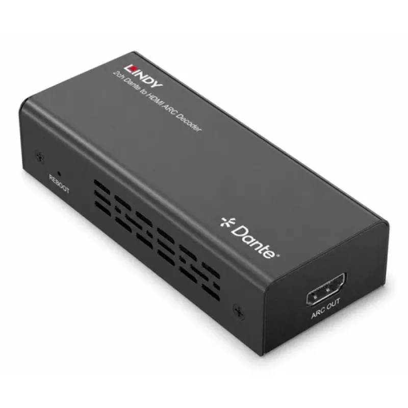 Lindy 2ch Dante a decodificador HDMI ARC