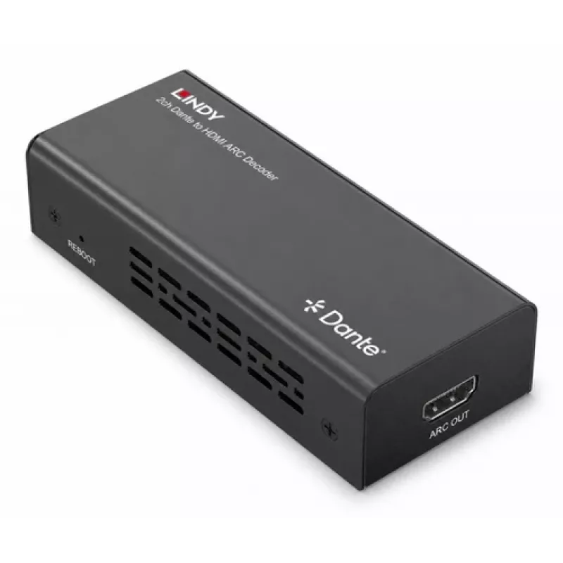 Lindy 2ch Dante a decodificador HDMI ARC