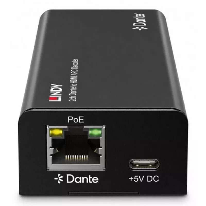 Lindy 2ch Dante a decodificador HDMI ARC