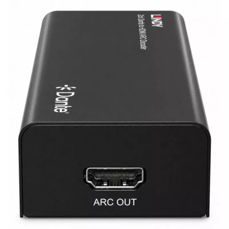 Lindy 2ch Dante a decodificador HDMI ARC