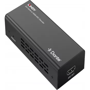 Lindy 2ch Dante a decodificador HDMI ARC