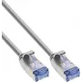 InLine® Cable de red Slim Cat.6A U/FTP, 5m, gris