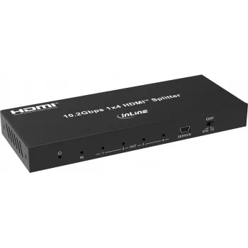 InLine® Divisor de vídeo, 1x4, HDMI 4K/30Hz (57887B)