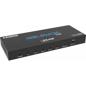 InLine® Divisor de vídeo, 1x4, HDMI 4K/60Hz