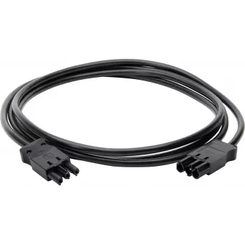 Kopp Cable de conexión compatible con sistema de conectores GST, M/M, 1,5 mm², 3 m, negro