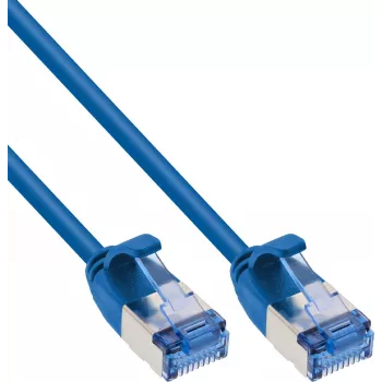 InLine® Cable de red Slim U/FTP PiMf Cat.6A azul 1,5m