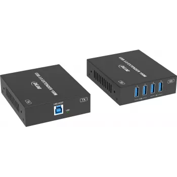 InLine® Extensor USB, Cat.6, USB 3.2, 100m, set