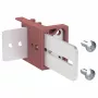 Striebel & John ZW39P2 Soporte de montaje universal corto empotrable, pack de 2, acero galvanizado