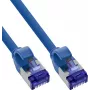 INLINE B-74955B Paquete de 150 cables de red Slim Cat.6A S/FTP LSZH, azul, 0,5 m