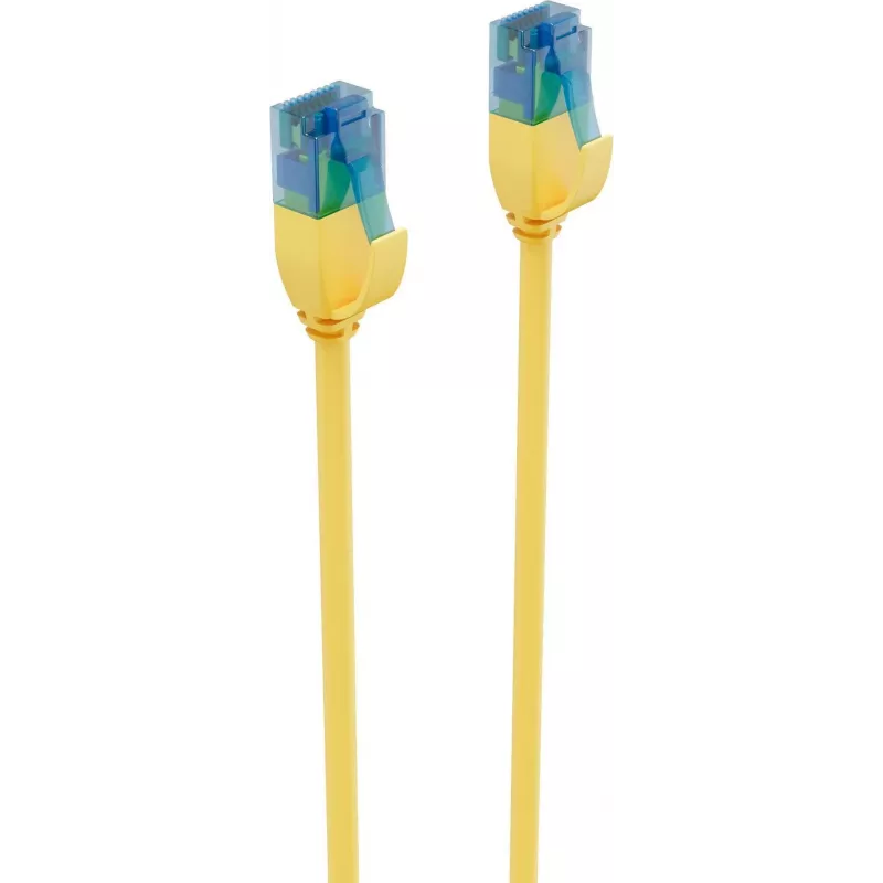 ShiverPeaks BASIC-S Cable de red Slim Cat.6 U/UTP, 5 m, amarillo