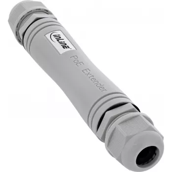 InLine® Extensor PoE+, IP67 Outdoor, 1 Gb/s, 30 W, en cascada