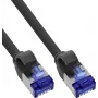 INLINE B-74914S Pack de 100 cables de red Slim Cat.6A S/FTP LSZH, 1,5 m, negro