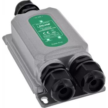 InLine® Convertidor de medios PoE+ Outdoor IP67 IK10 1 Gb/s RJ45 SFP