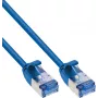 InLine® Cable de red Slim Cat.6A U/FTP, 2 m, azul, 10GbE, LSZH