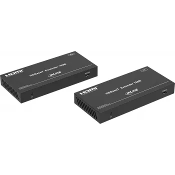 InLine HDBaseT HDMI 4K/60Hz Kit extensor de vídeo, Cat.6 (57886C)